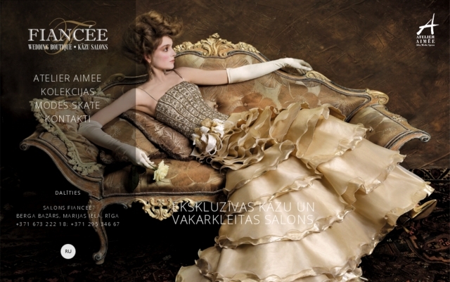 Boutique Fiancee salons, Baltais putns, SIA