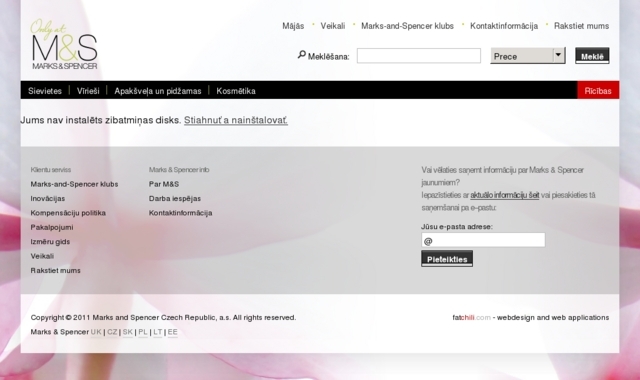 Marks & Spencer veikals, MSF Latvia, SIA